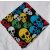 Színes koponyák bandana