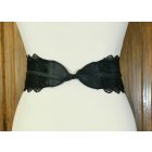 Belt ornamented with lace