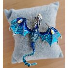 Kis színes sárkány kitűző