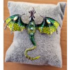 Kis színes sárkány kitűző