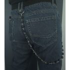 Fekete dobókocka Oldallánc / Pénztárcalánc