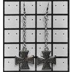 Vaskereszt fülbevaló