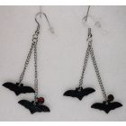 Láncos Kicsi Denevér fülbevaló
