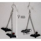 Láncos Kicsi Denevér fülbevaló