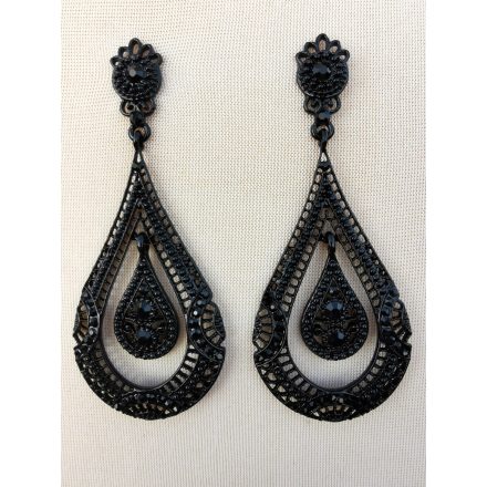 Big teardrop earrings