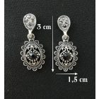 Gótikus könnycsepp fülbevaló