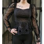 Hexagon mintás felső