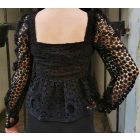 Hexagon mintás felső