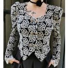 Virág mintás felső