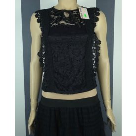 Csipke atléta (fekete, fehér)