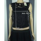 Csipke atléta (fekete, fehér)