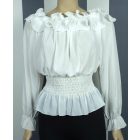 Fodros nyakú felső