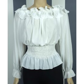 Fodros nyakú felső