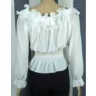 Fodros nyakú felső