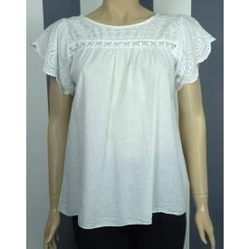 Madeira mintás, rövid ujjú felső