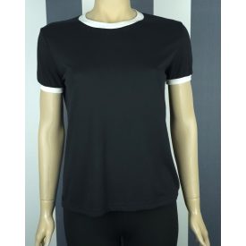 Fekete színű női póló (S, L méret)