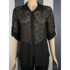 Átlátszó csipke ing