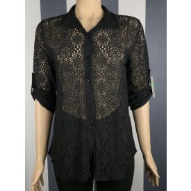 Átlátszó csipke ing