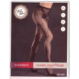 Nagy méretű koponya mintás fishnet harisnya