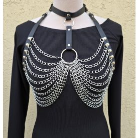 Nyakpántos, láncos unisex testhám 2