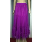 Tulle skirt with ruffles