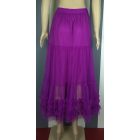 Tulle skirt with ruffles