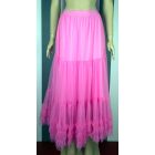 Tulle skirt with ruffles