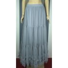 Fodros tüll szoknya (szürke)