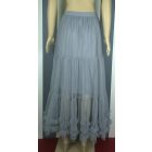 Fodros tüll szoknya (szürke)