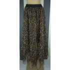 Ocelot mintás, sok fodros tüll szoknya