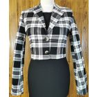 Kockás rövid kabát