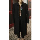 Férfi hosszú szövetkabát