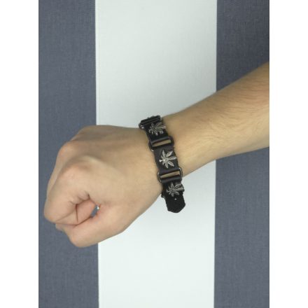 Marijuana mintás karkötő