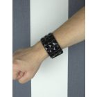 Piramis szegecses karkötő