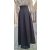 Fekete Színű, Extra Hosszú, Zsebes Szoknya