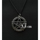 Díszes pentagram medál