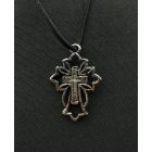 Liliomvégű kereszt medál 1