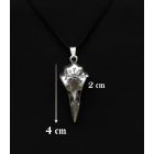 Madár koponya medál