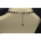 Gót nyaklánc 2 (fekete, lila)