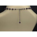 Gót nyaklánc 2 (fekete, lila)