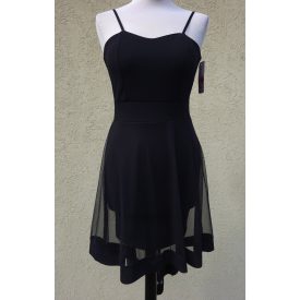 Elől rövid hátul hosszú midi ruha