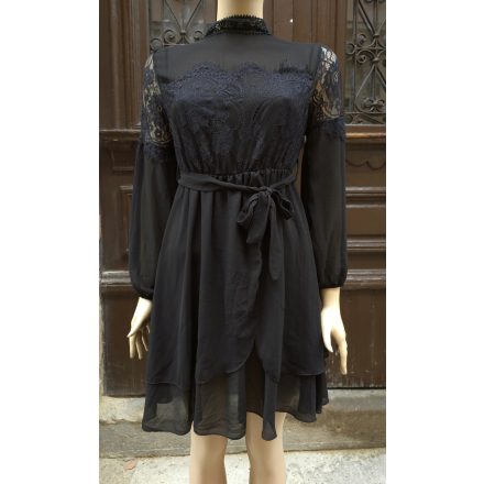Long sleeve gothic midi dress